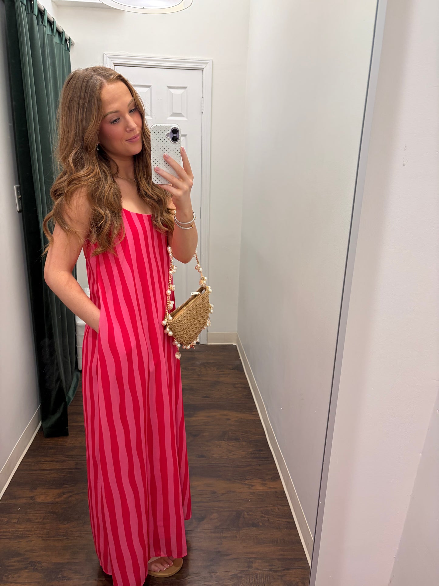 Fiesta Stripe Maxi Dress