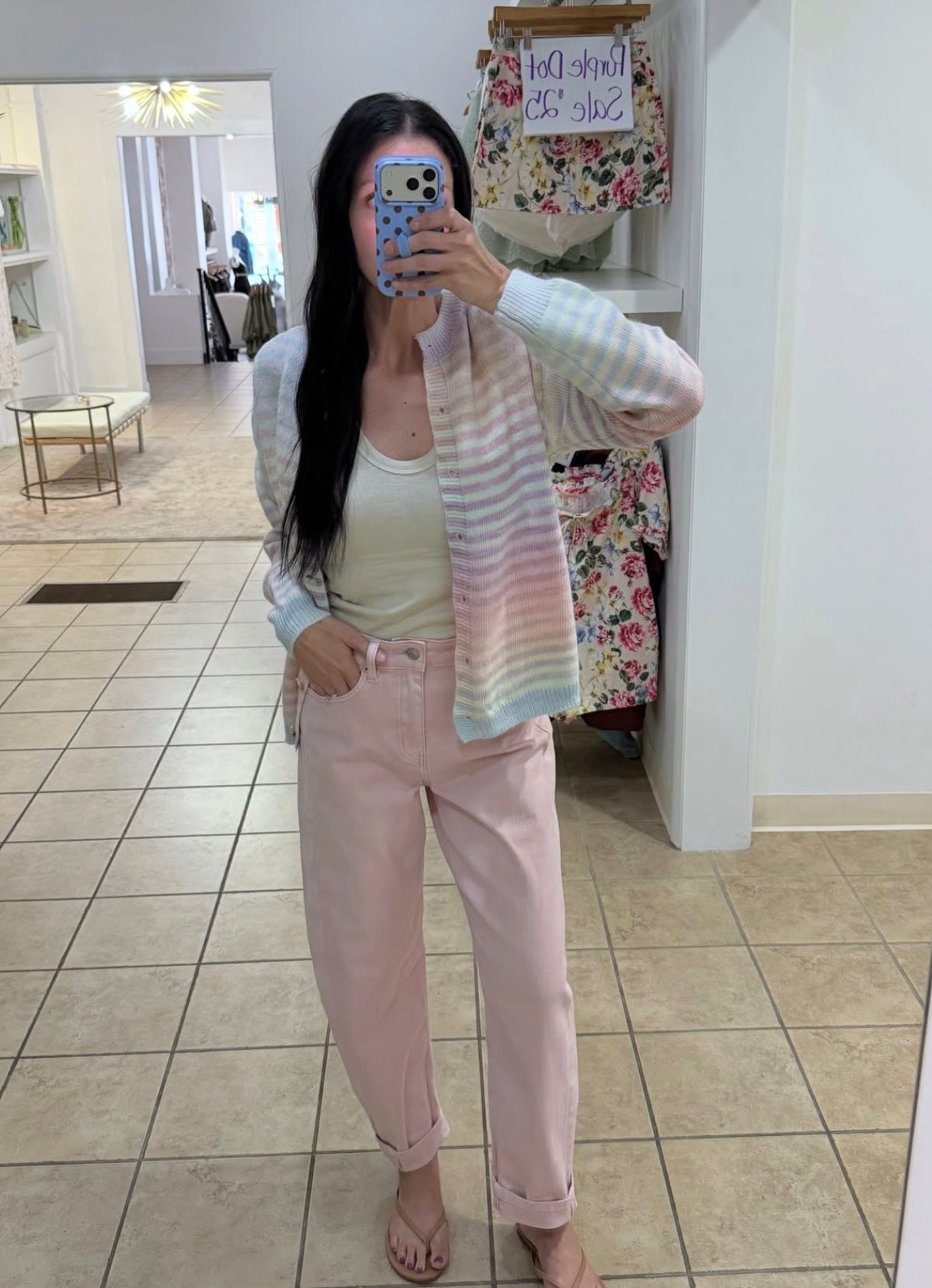 Cotton Candy Stripe Cardigan