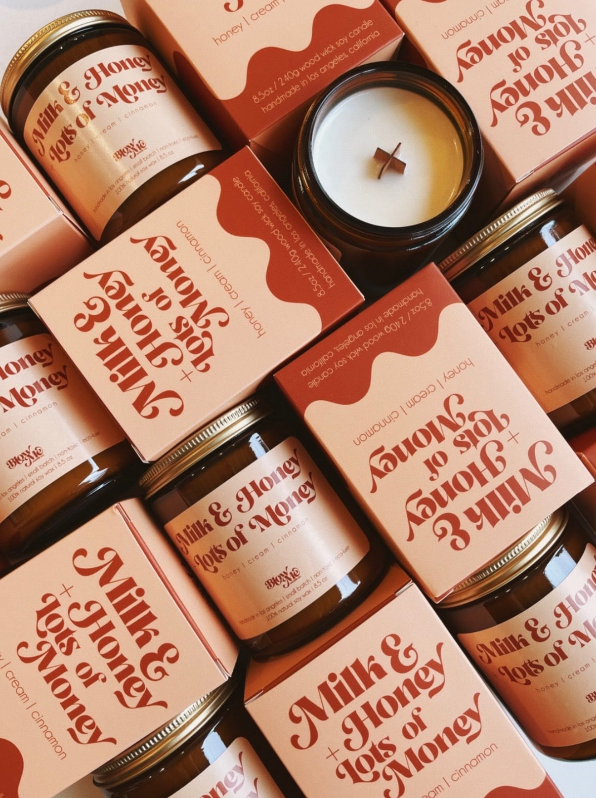Milk & Honey 8oz. Soy Candle