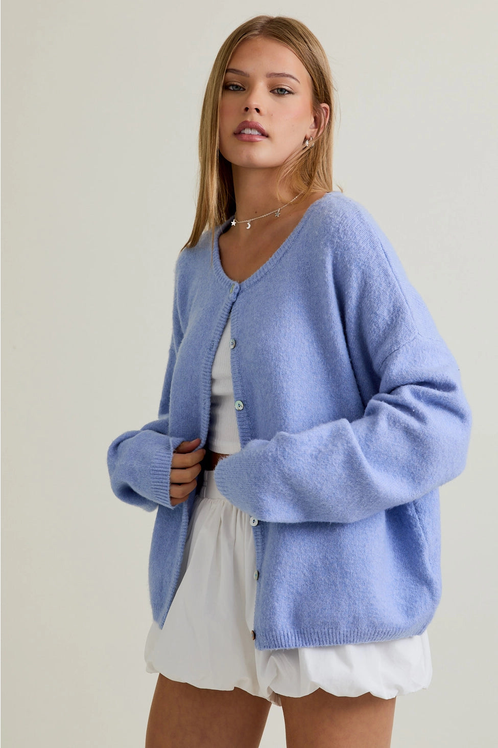 Blue- Better than Basic Cardigan
