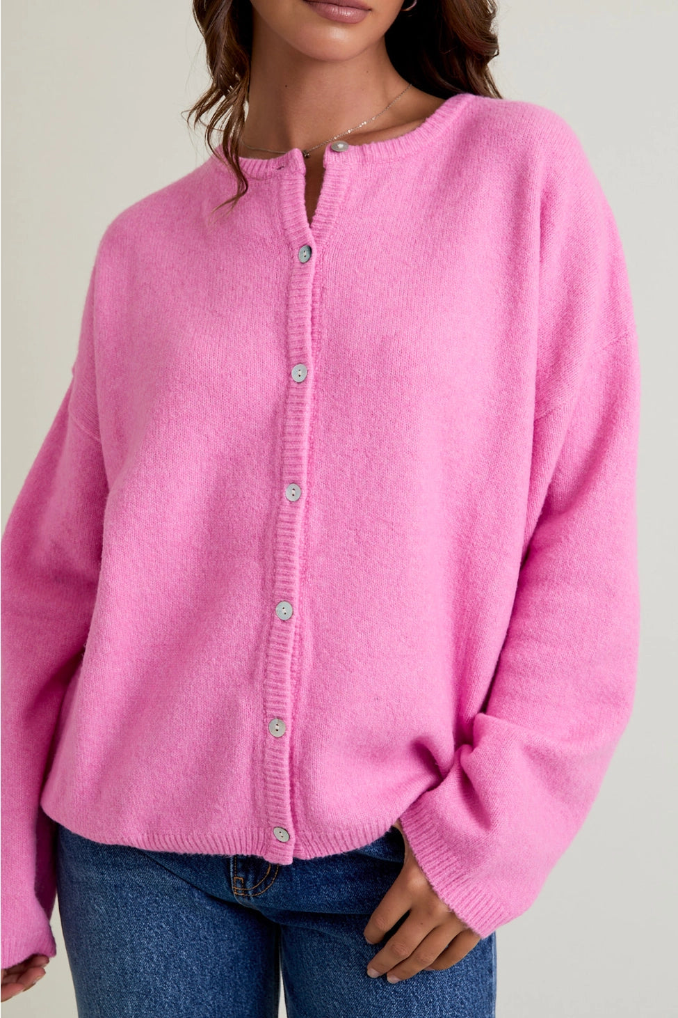 Pink-Better than Basic Cardigan