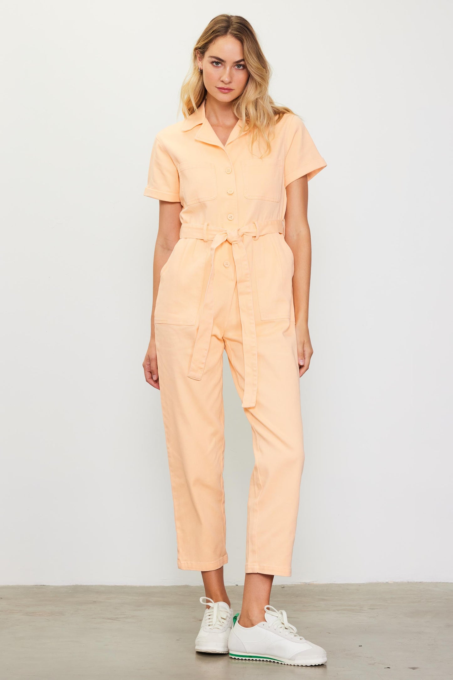 Apricot Utility Jumpsuit