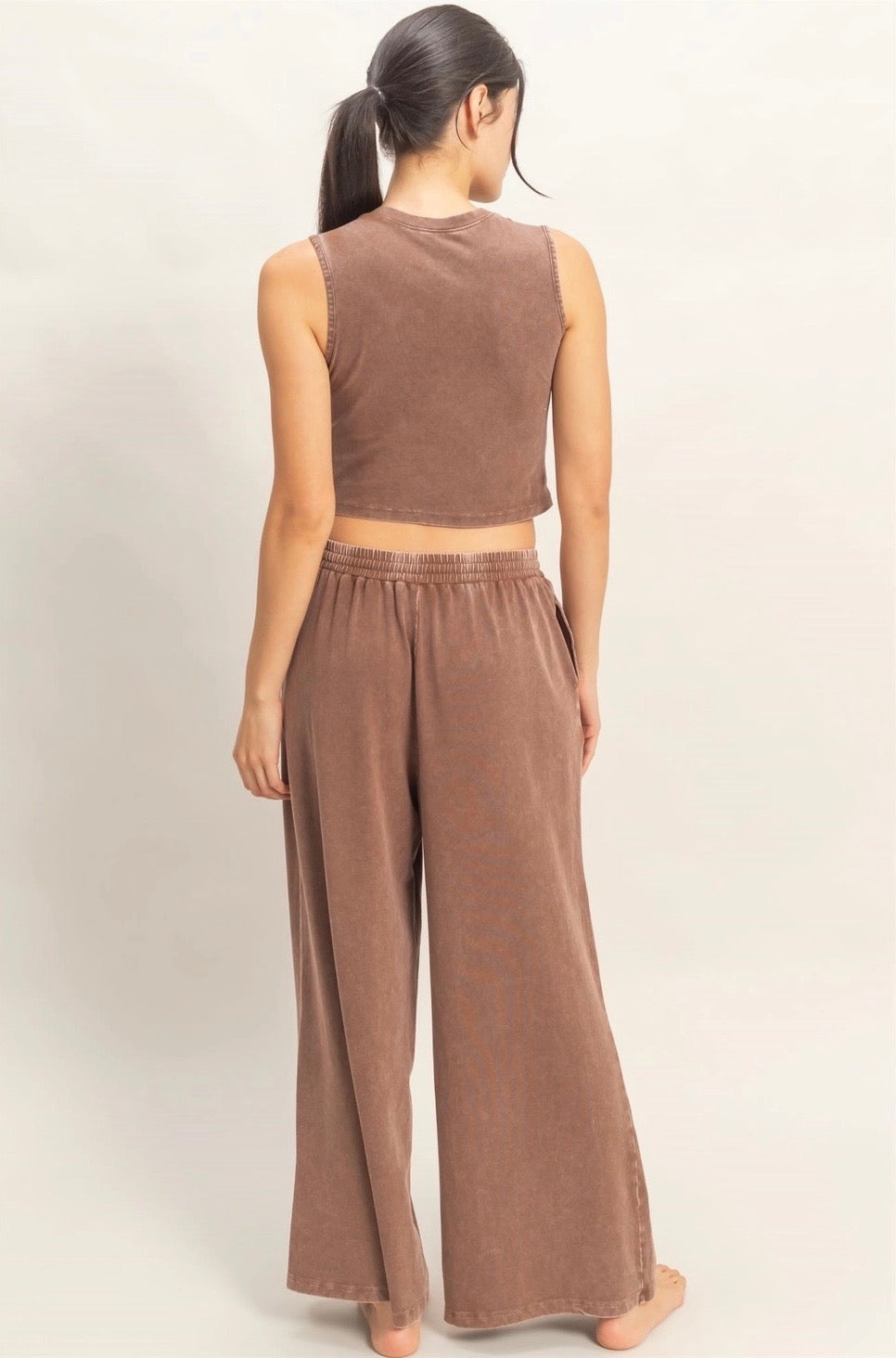 Brown Mineral Washed Tank
