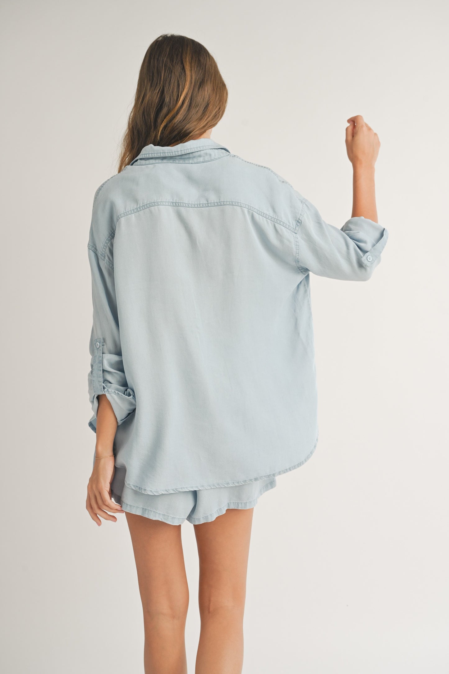 Denim Chambray Button Down