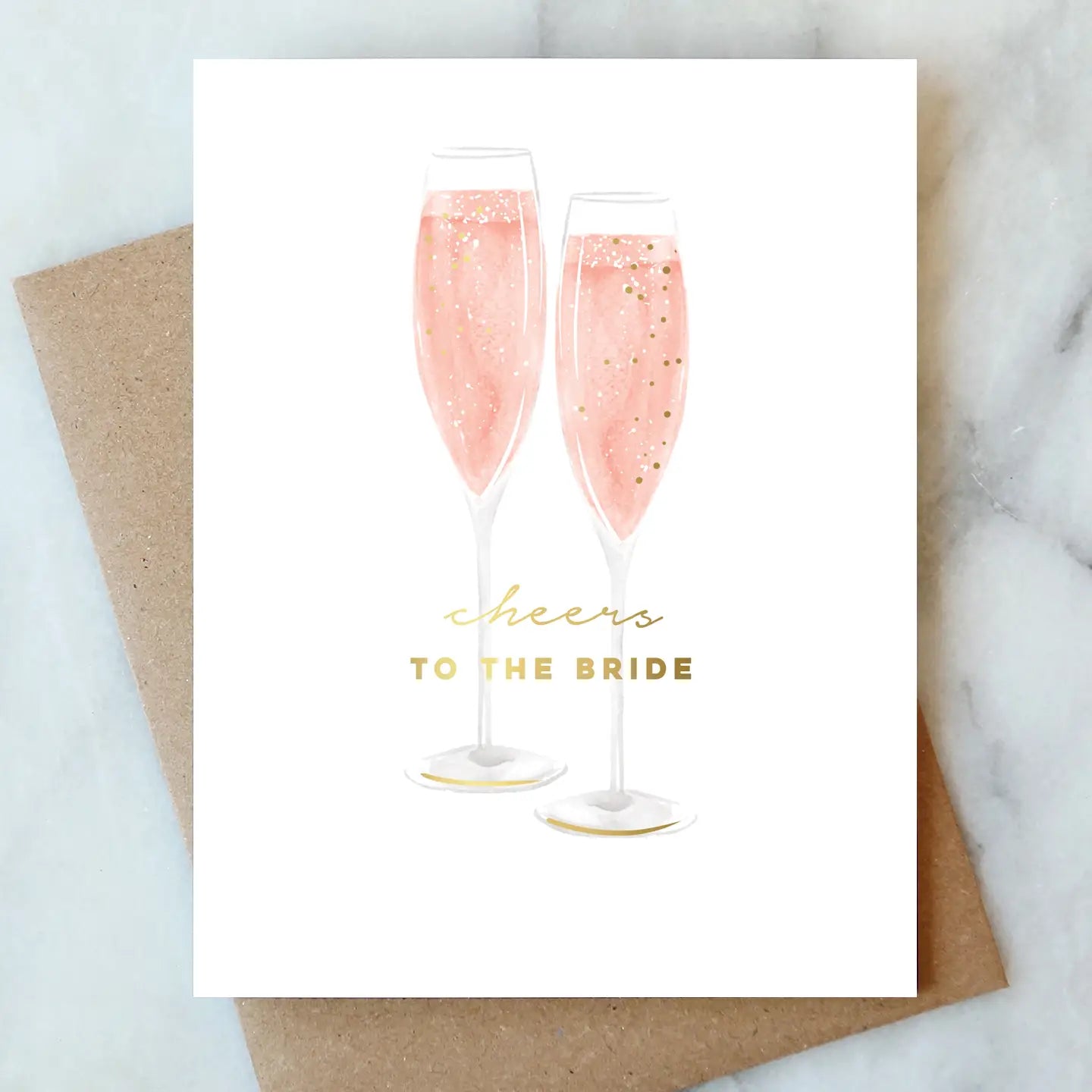 Bride Bubbles Greeting Card