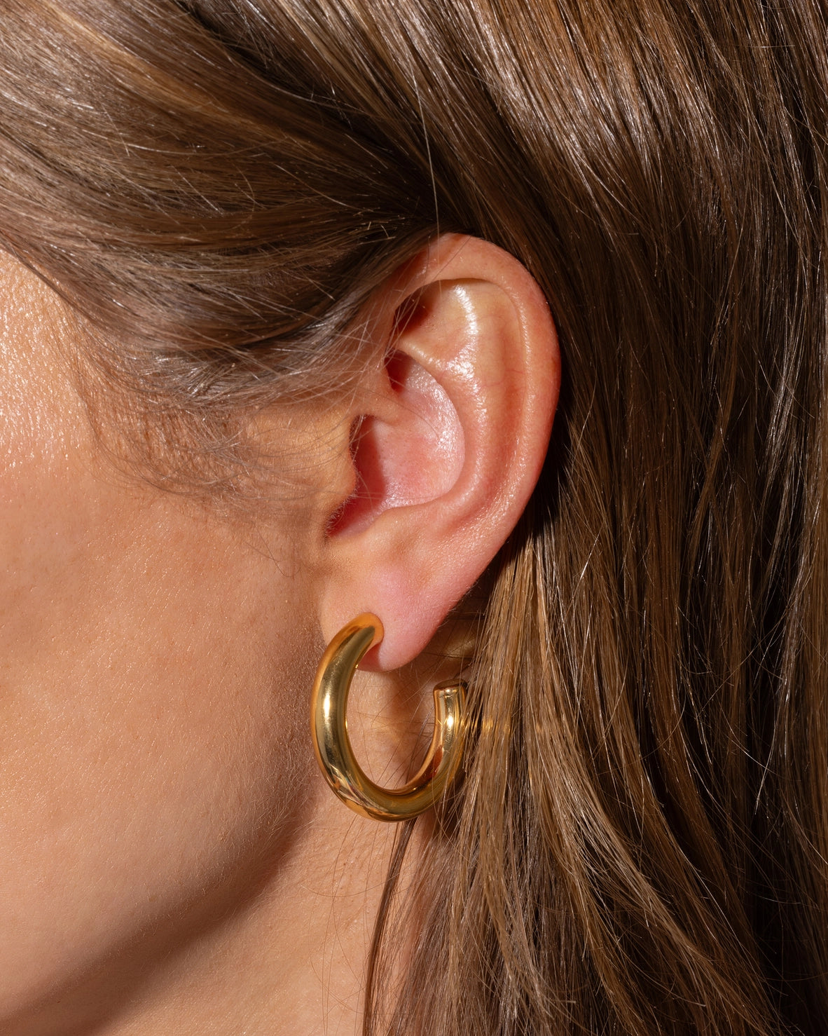 Gold Hoop Earrings