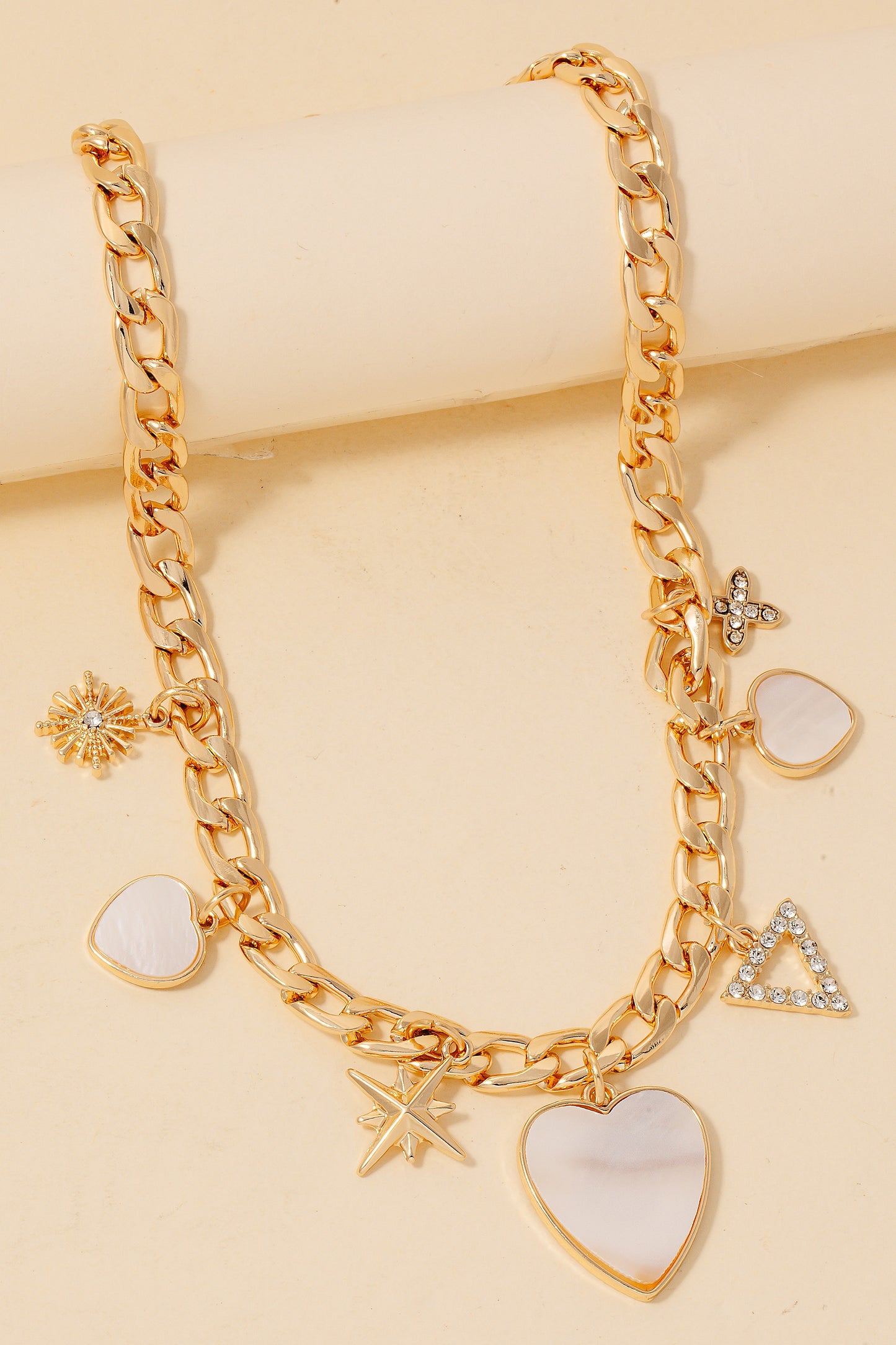 Hearts + Stars Charm Necklace