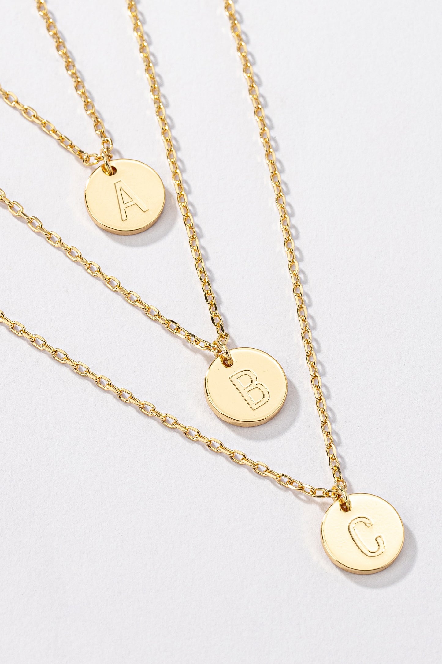Initial Pendant Necklace