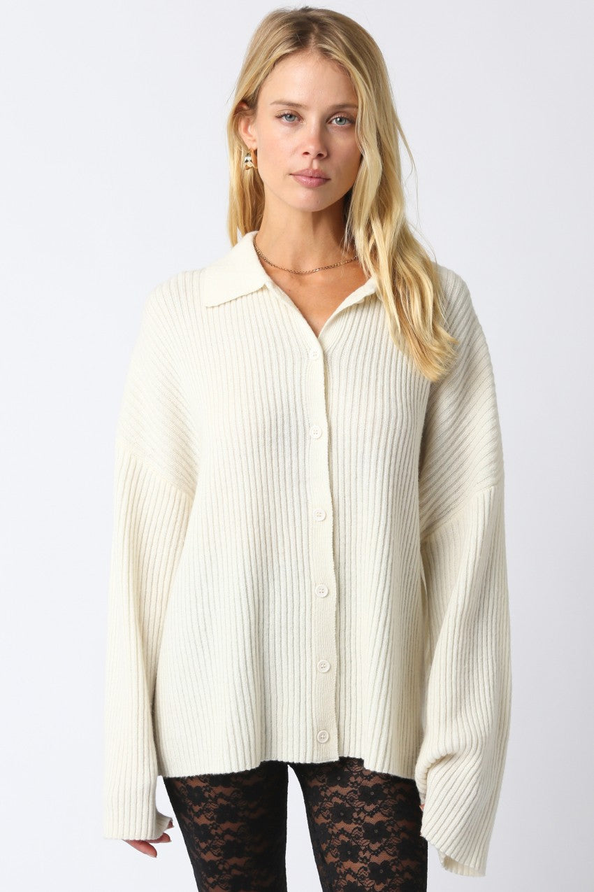 Ivory Akira Knit Top