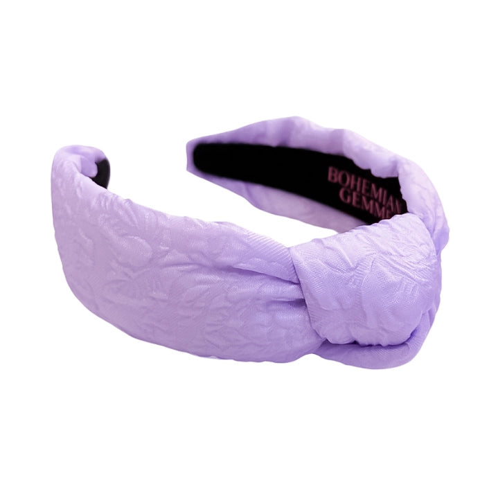 Lilac Topknot Headband
