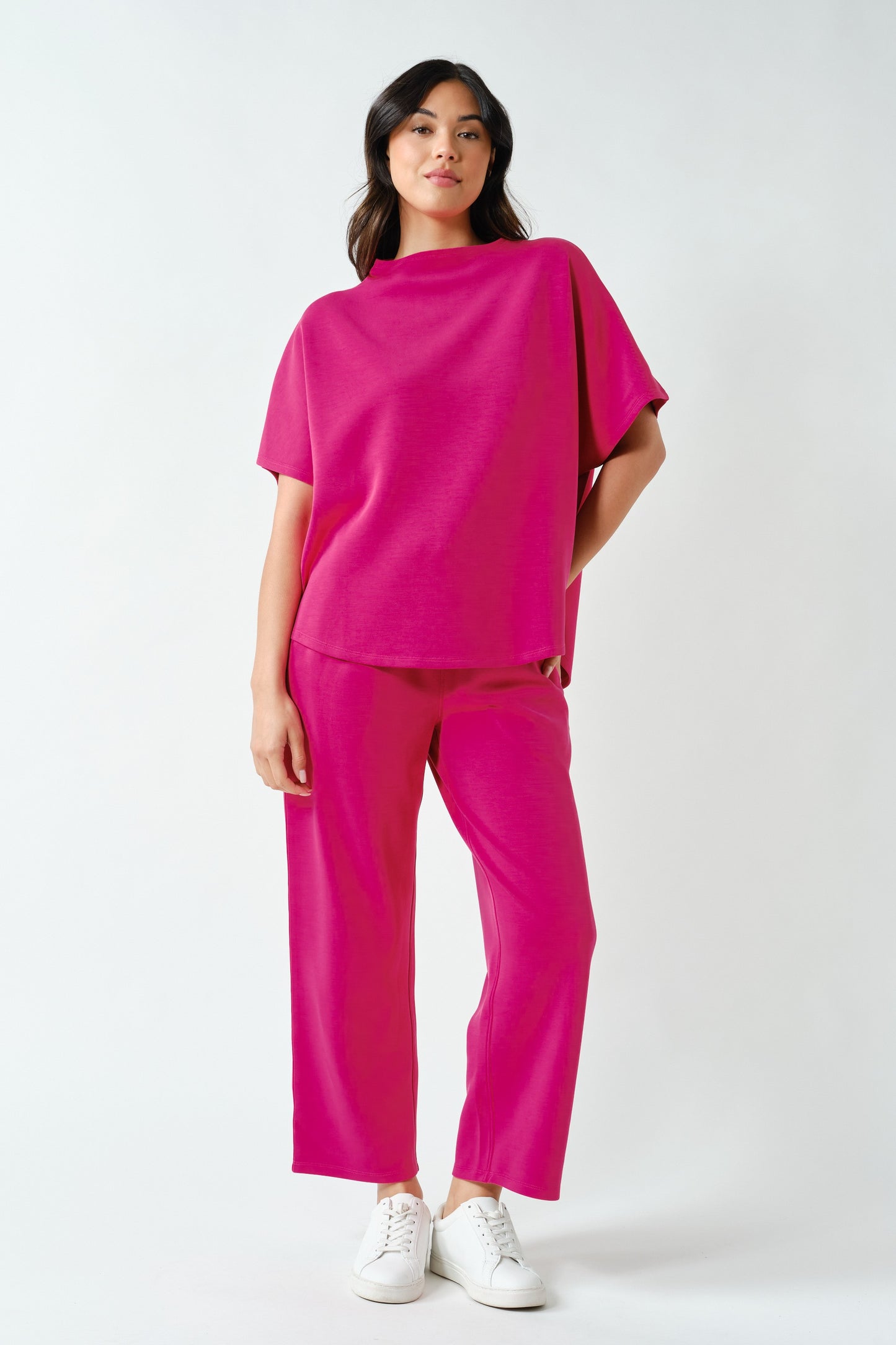 Pink Casual Comfort Pant