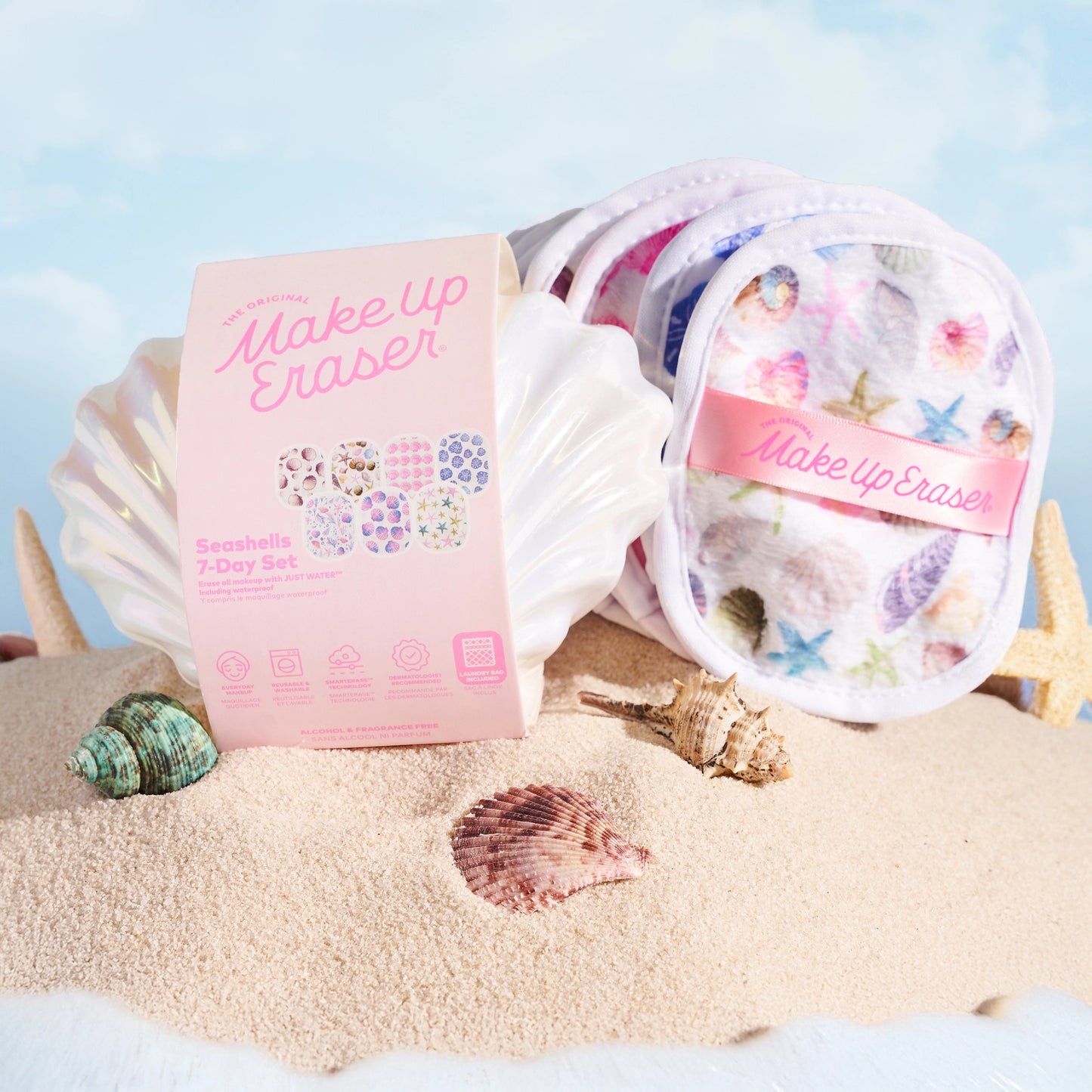 Seashell 7-Day Makeup Eraser Set