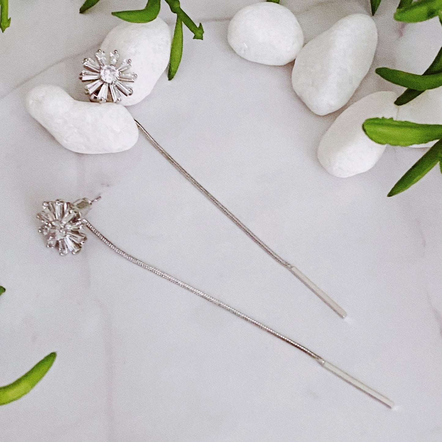 Edelweiss Back Earrings