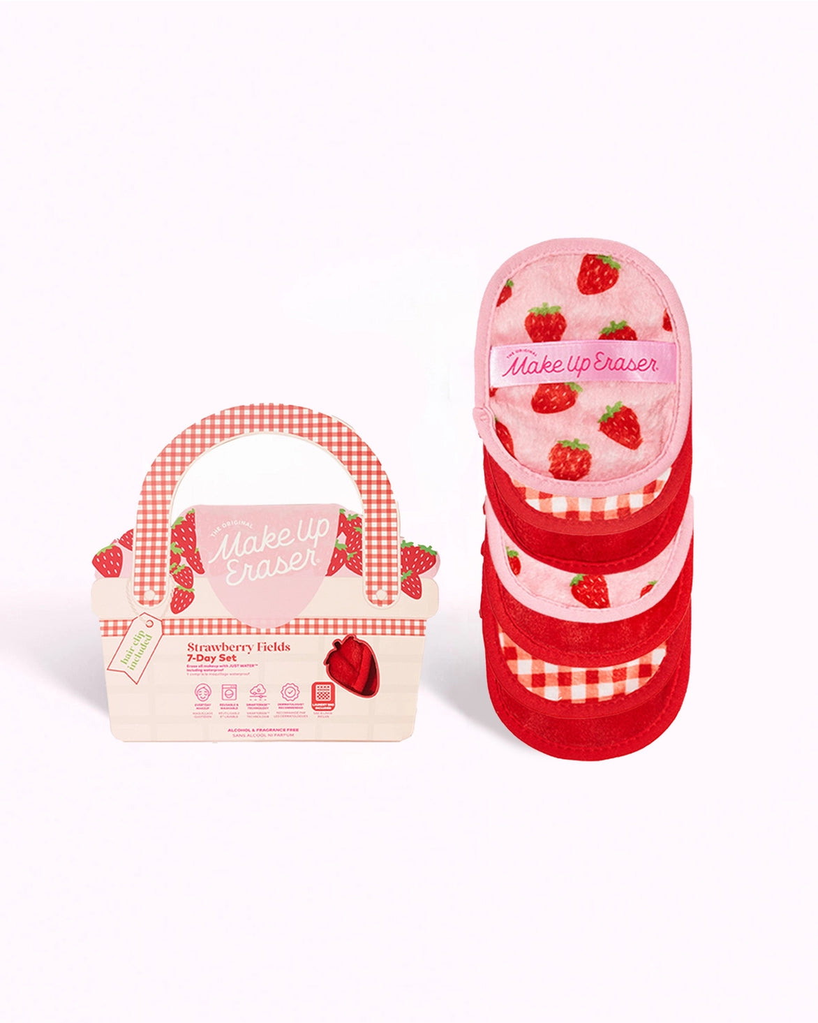Strawberry Fields 7-Day Makeup Eraser Set