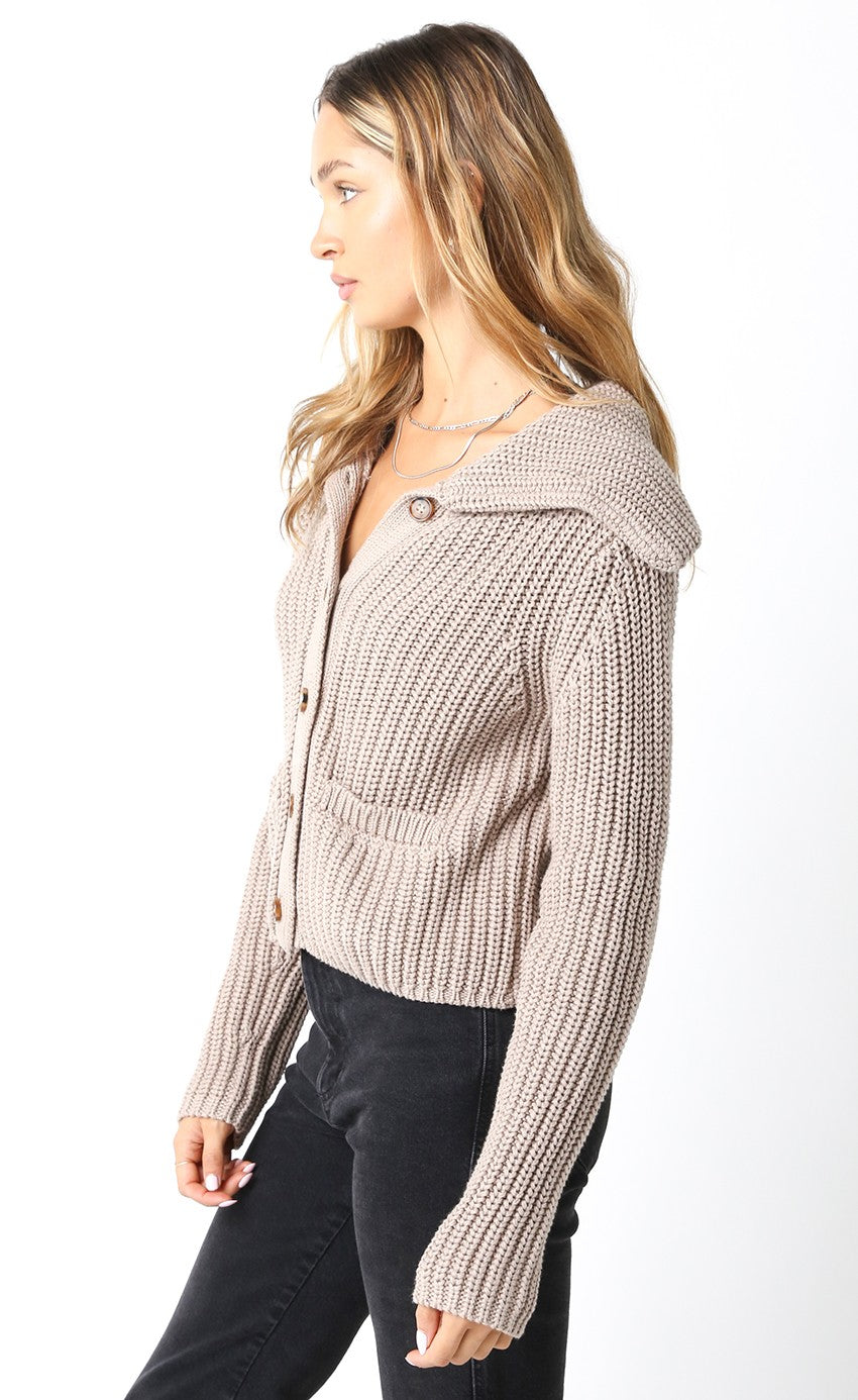 Chunky Button Cardigan