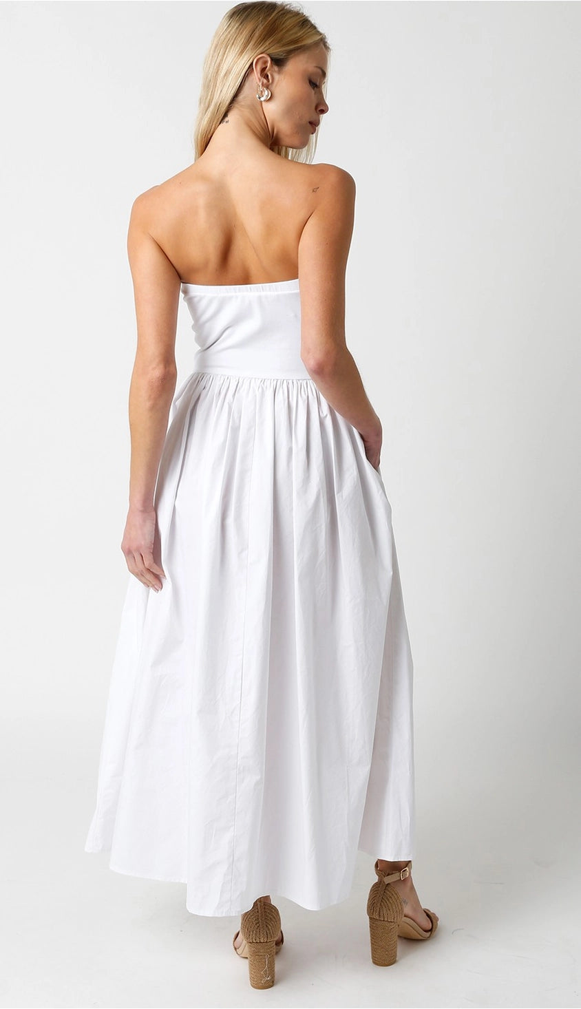 White 100% Cotton Maxi