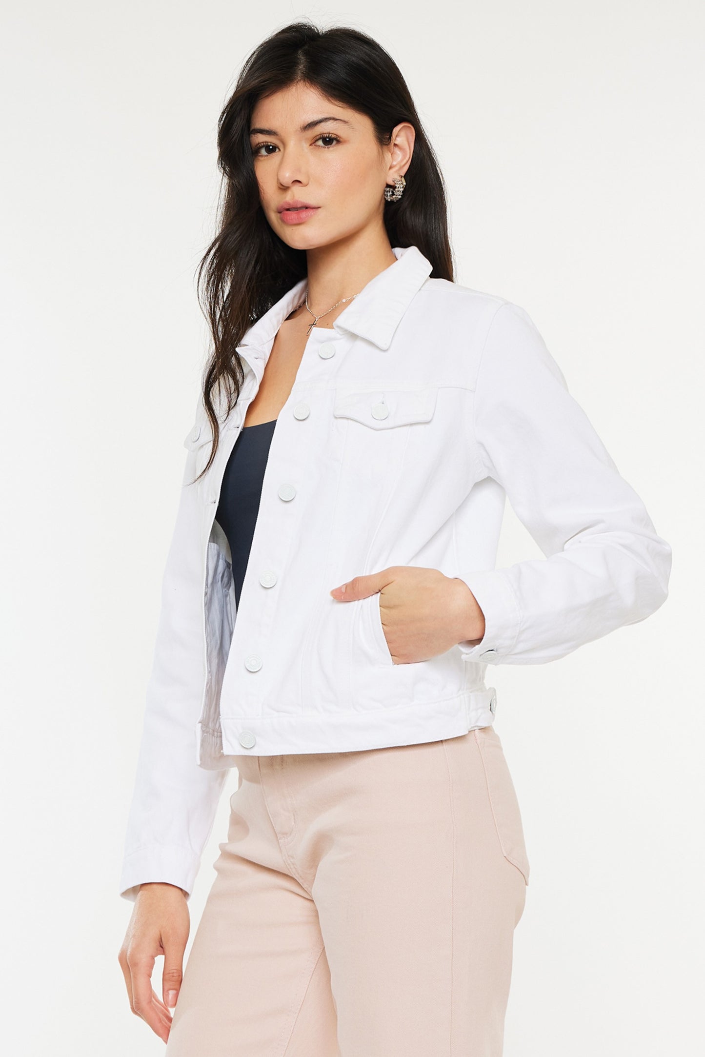White Denim Jacket