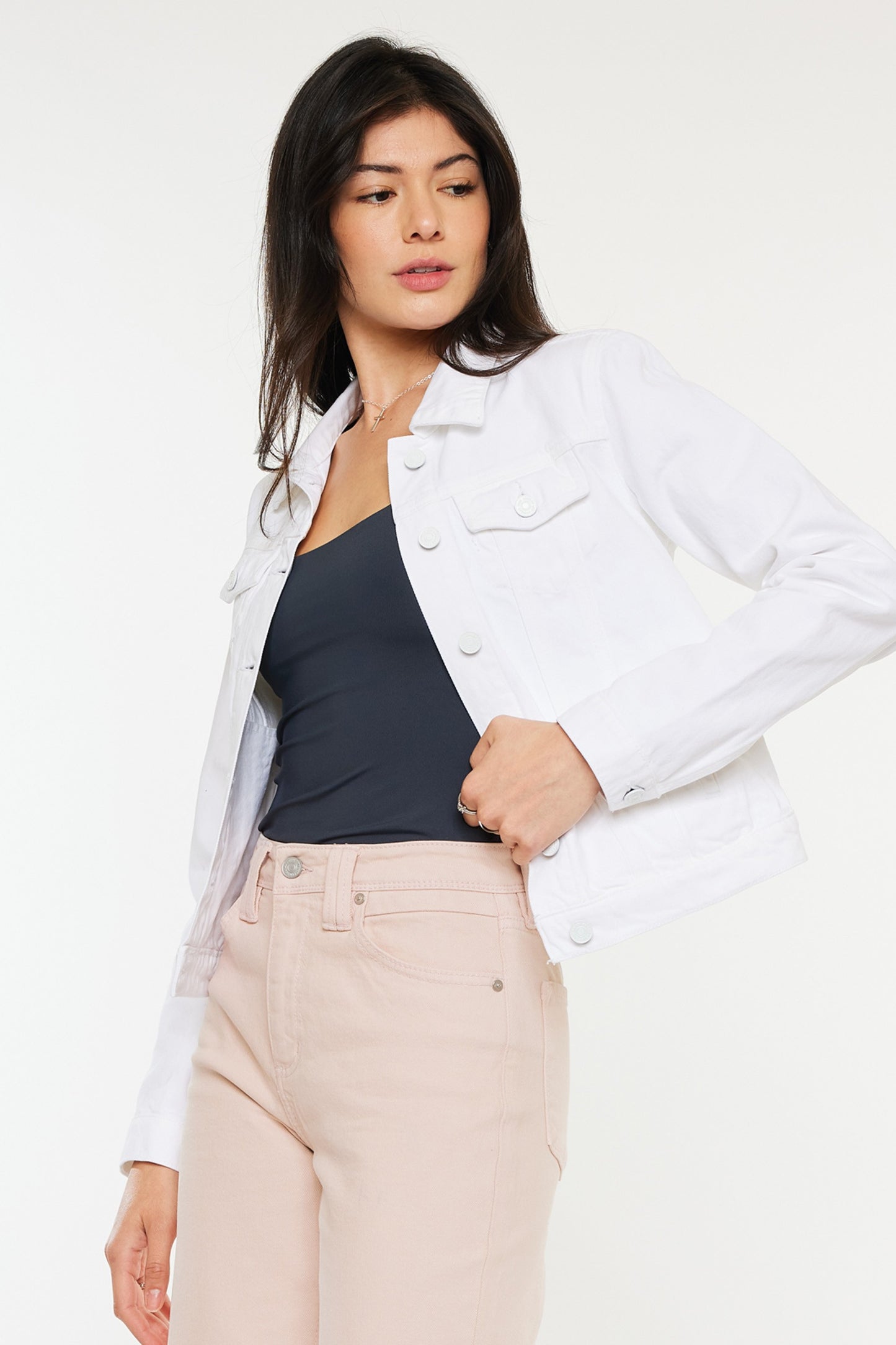 White Denim Jacket