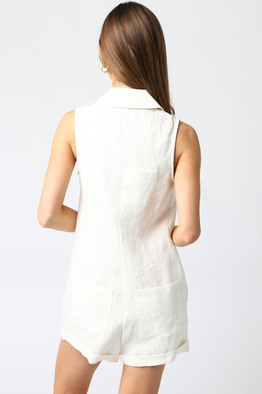 Haisley Zip Up Romper