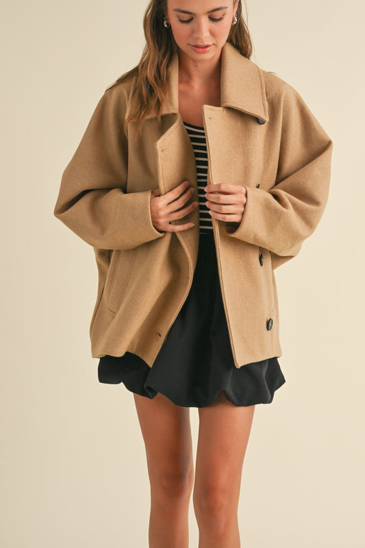 Camel Cape Style Coat