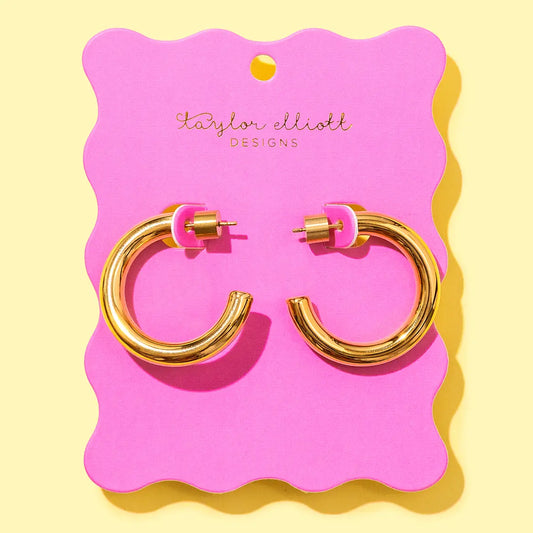 Gold Hoop Earrings