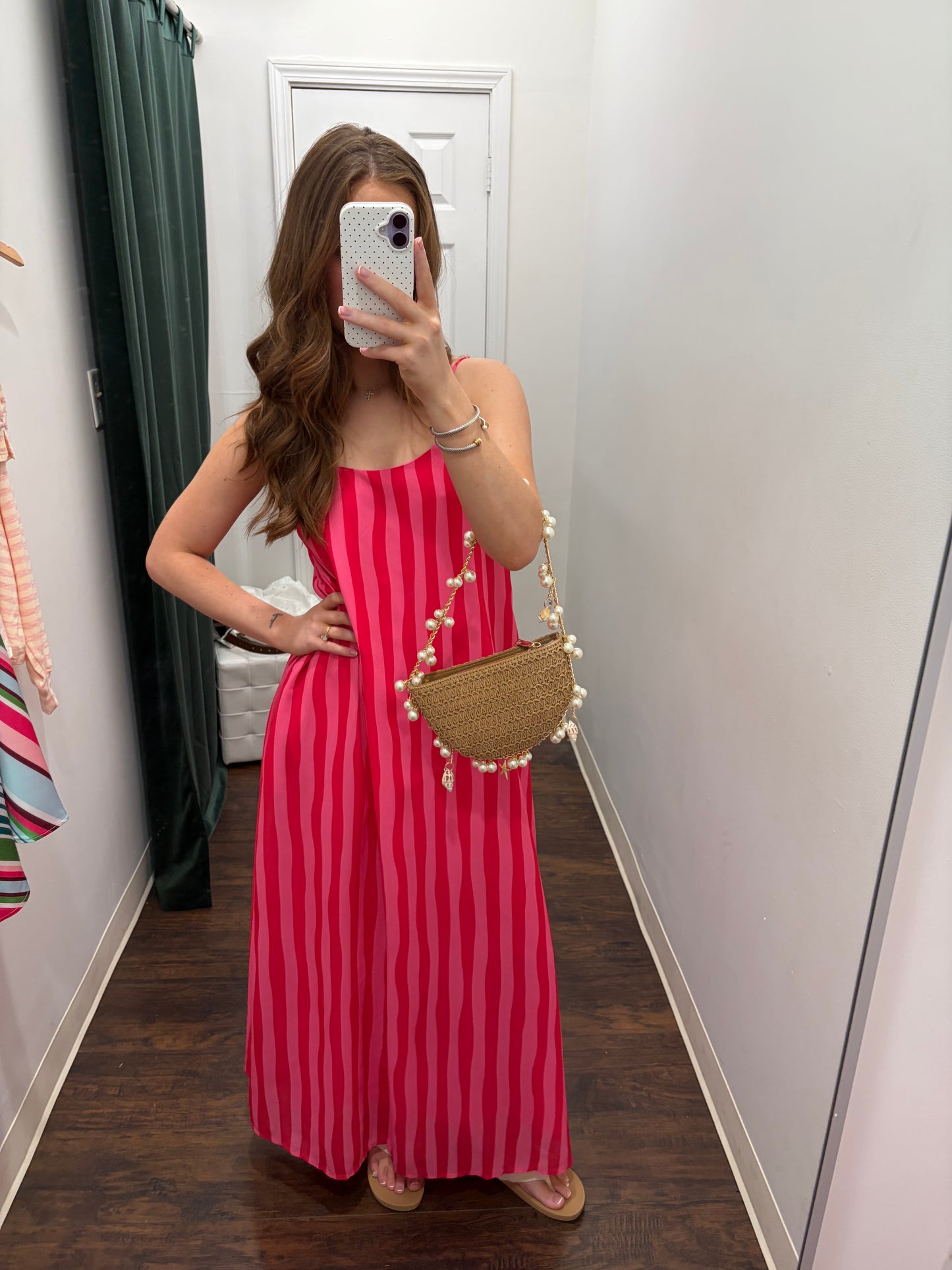 Fiesta Stripe Maxi Dress