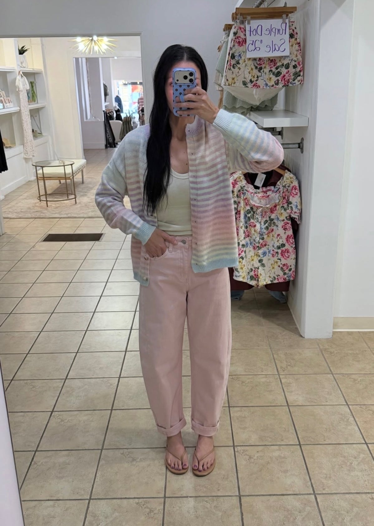 Cotton Candy Stripe Cardigan