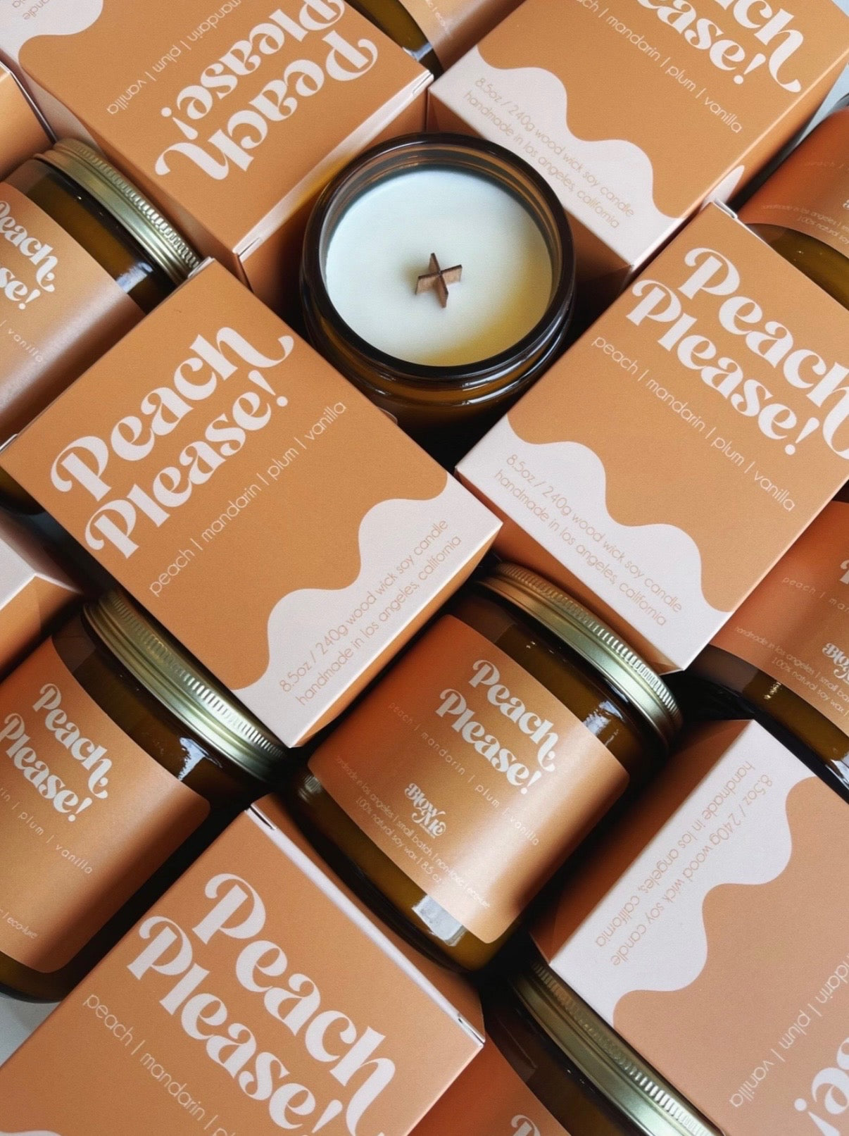 Peach Please 8oz. Soy Candle