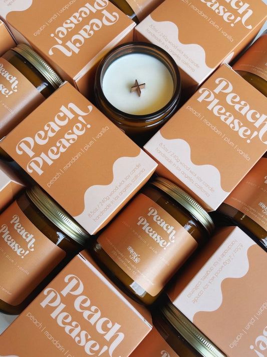 Peach Please 8oz. Soy Candle