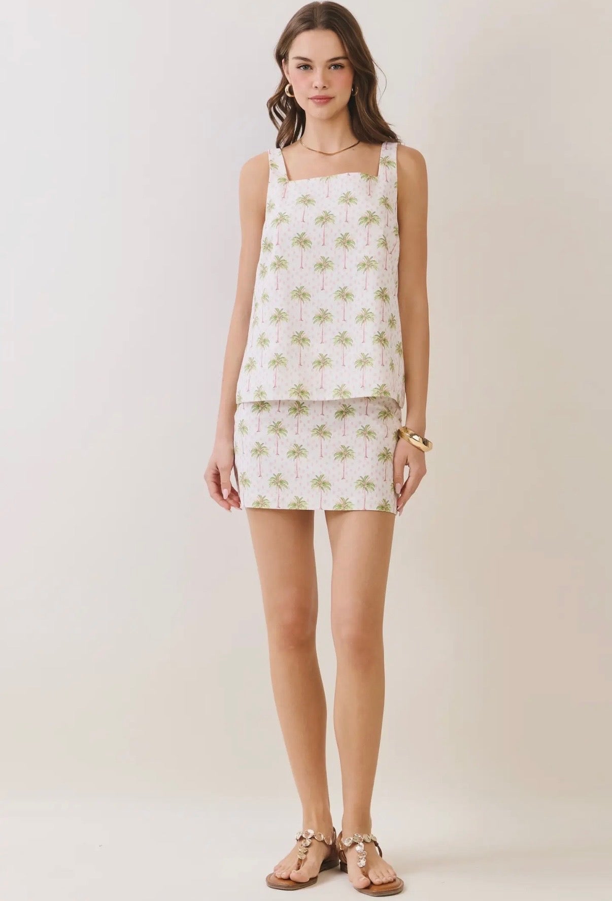 Palm Paradise Mini Skirt