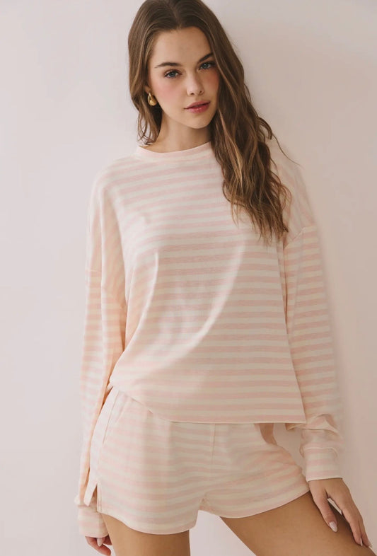 Bubblegum Stripe Long Sleeve
