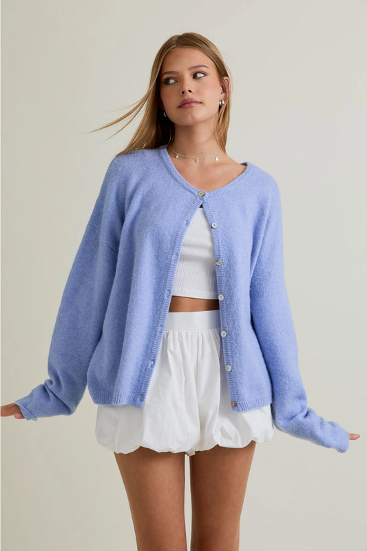 Blue- Better than Basic Cardigan