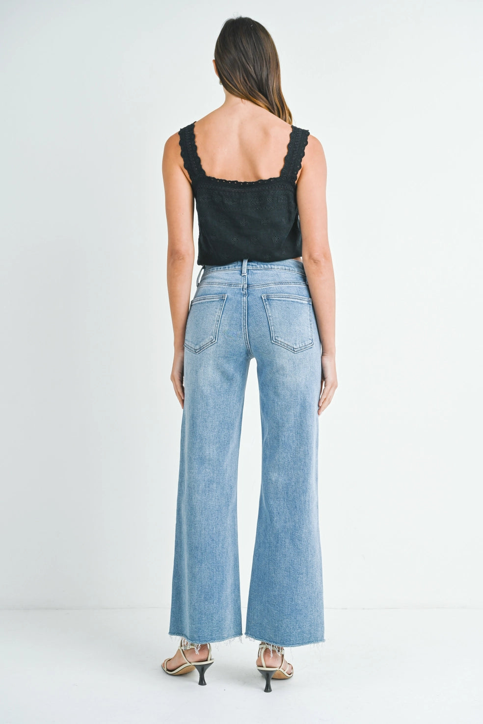 Long Length Wide Leg Jean