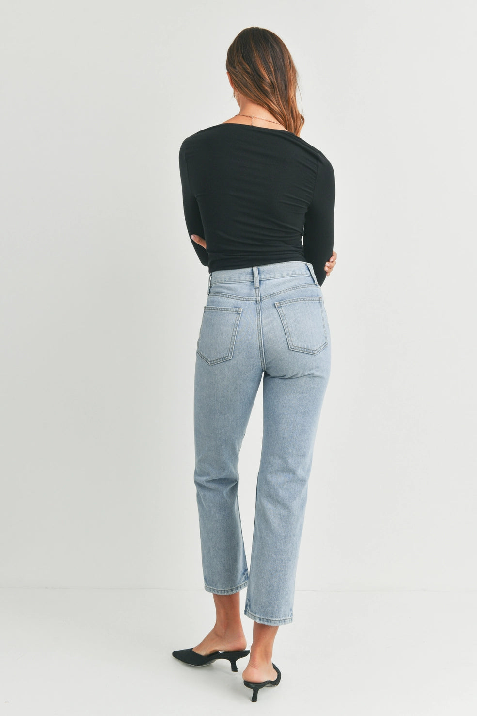 Non Stretch Distressed Jean