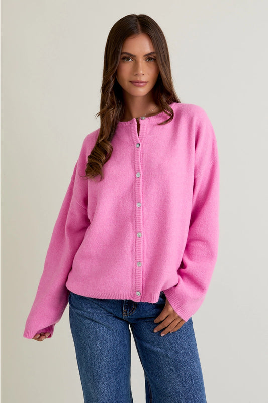 Pink-Better than Basic Cardigan