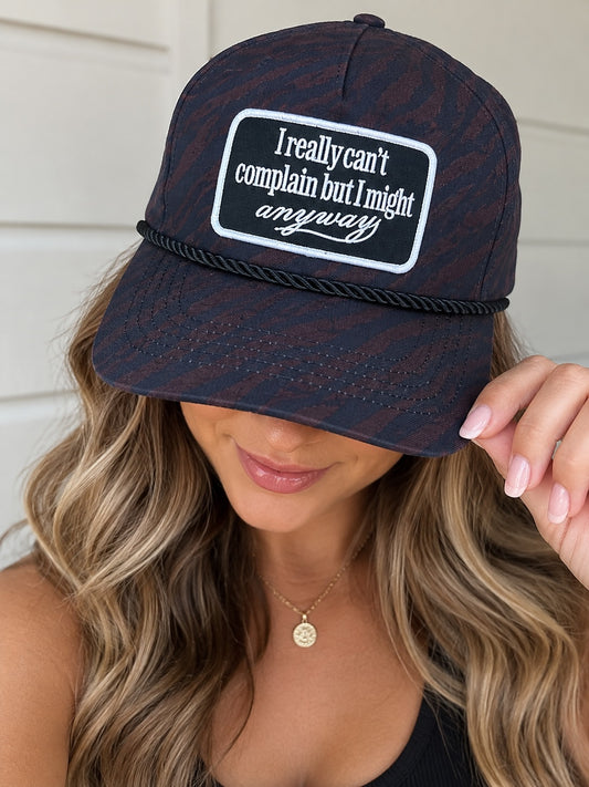 Zebra Complain Trucker Hat