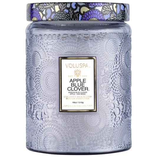 Apple Blue Clover Large Jar