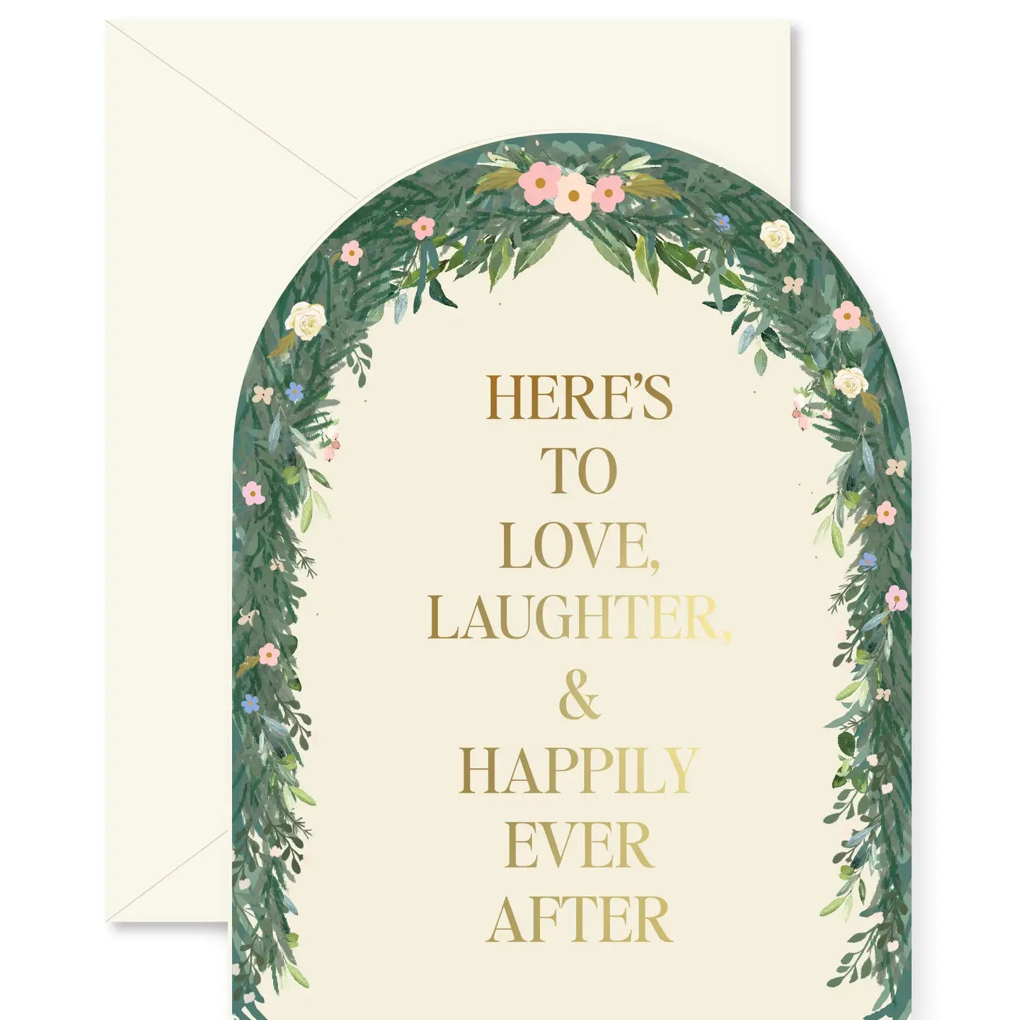Wedding Floral Arch Card