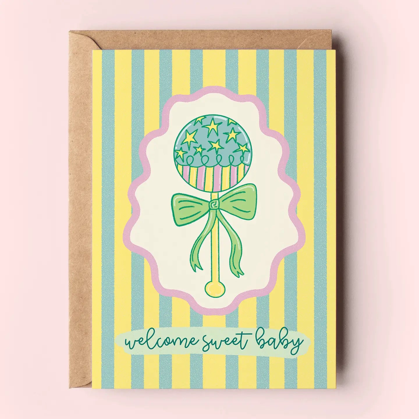 Baby Rattle Card
