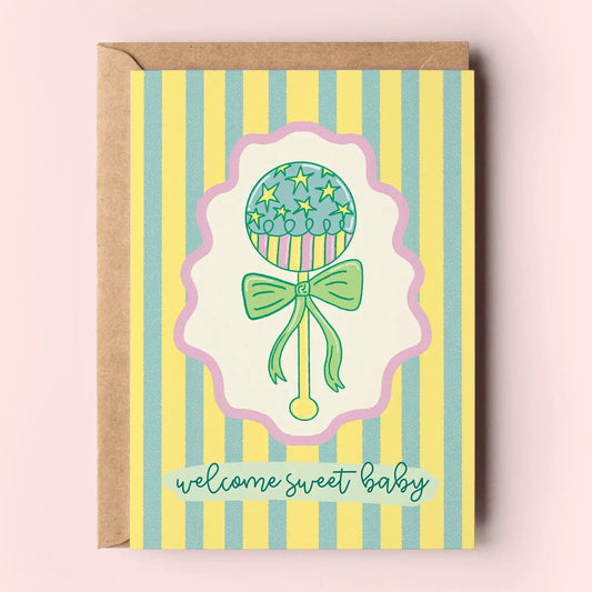 Baby Rattle Card