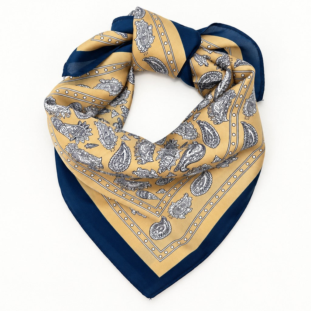 Beige Paisley Scarf