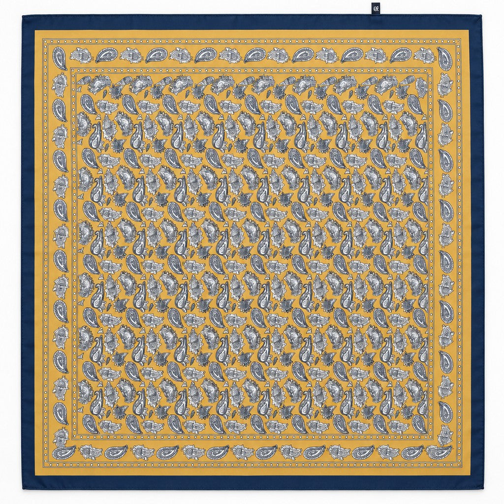 Beige Paisley Scarf