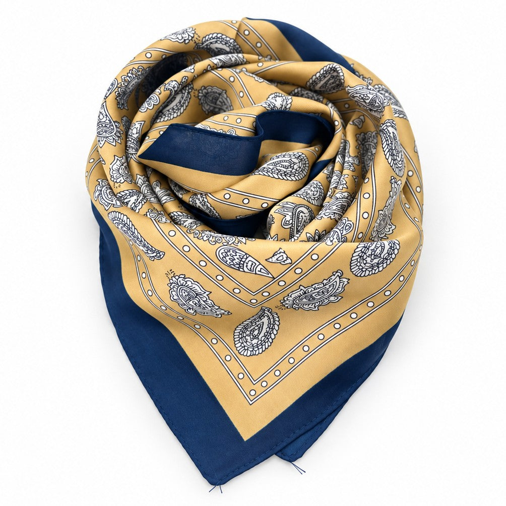 Beige Paisley Scarf