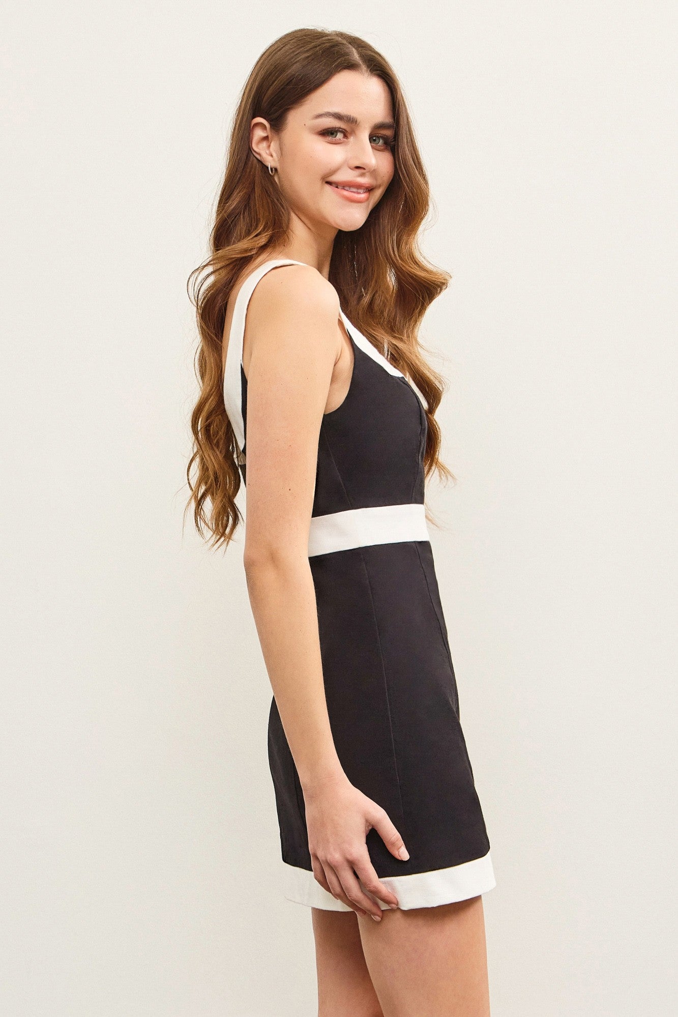 Colorblock Mini Dress