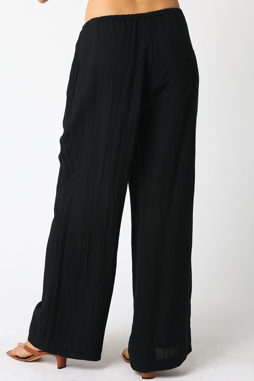 Black Drawstring Pants