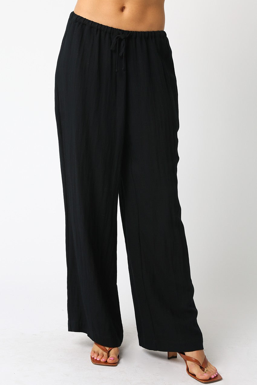 Black Drawstring Pants