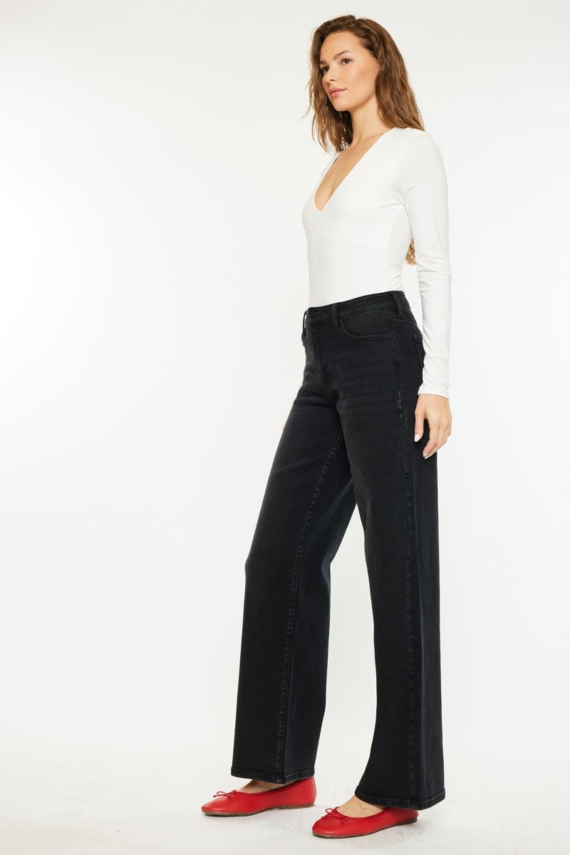 Black High Rise Jean