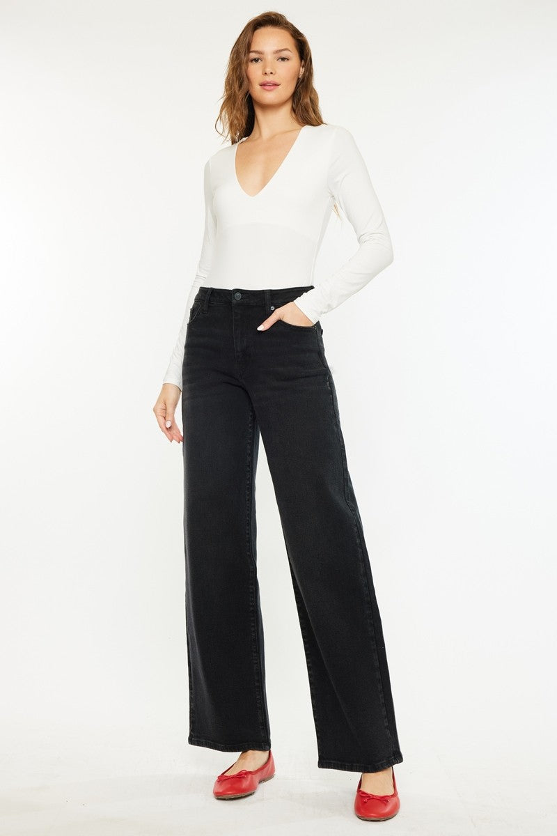 Black High Rise Jean