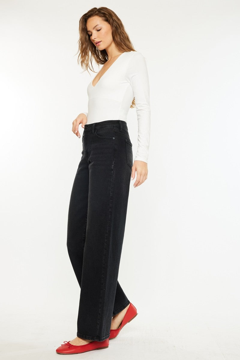 Black High Rise Jean