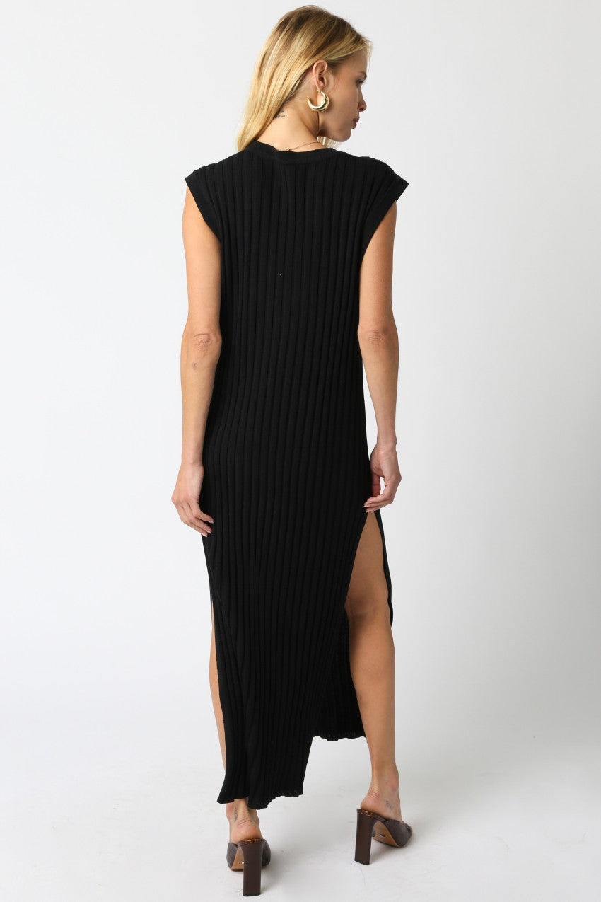 Black Joy Knit Dress